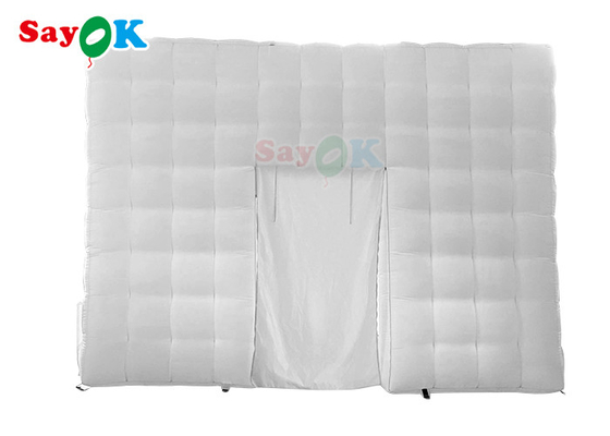 Air Inflatable Tent Airproof LED Outdoor Inflatable Tent Cube 5x5x3.5mH For Party Event