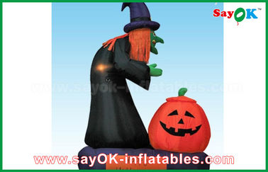 Event Inflatable Holiday Decorations Halloween Cat WIth Oxford Material