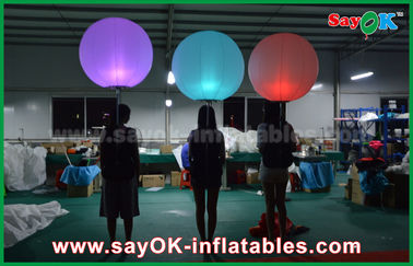 1m DIA Inflatable Lighting Decoration Balloon With Color Changing LED Light