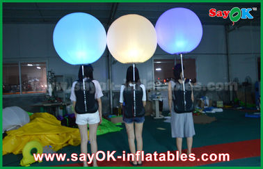 1m DIA Inflatable Lighting Decoration Balloon With Color Changing LED Light