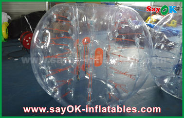 Wrecking Ball Inflatable Game Adult 1.5m DIA Inflatable Zorb Ball , Transparent Human Bubble Soccer TPU / PVC