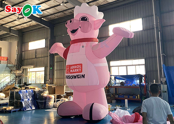 Giant Inflatable Cartoon Characters Pig Model Advertising Cartoon Characters For Birthday Parties