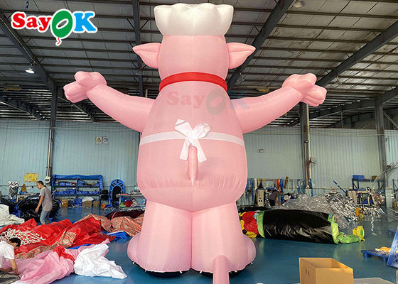 Giant Inflatable Cartoon Characters Pig Model Advertising Cartoon Characters For Birthday Parties