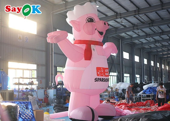 Giant Inflatable Cartoon Characters Pig Model Advertising Cartoon Characters For Birthday Parties