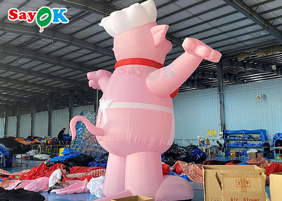 Giant Inflatable Cartoon Characters Pig Model Advertising Cartoon Characters For Birthday Parties