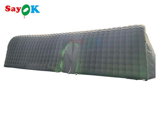 Event Dome Tent Custom Air Channel Inflatable Pvc Tunnel Tent With Door Curtain