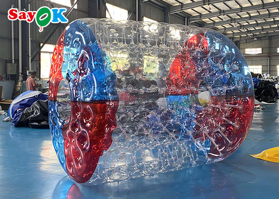 Floating Water Toys 0.9mm PVC Tarpaulin Inflatable Water Roller Ball For Lake Swimming Pool