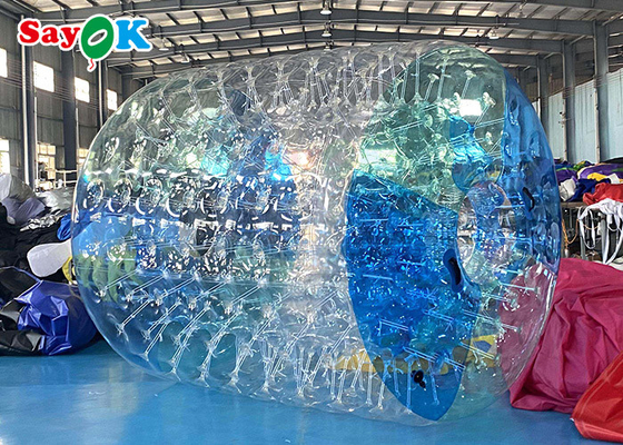 Floating Water Toys 0.9mm PVC Tarpaulin Inflatable Water Roller Ball For Lake Swimming Pool