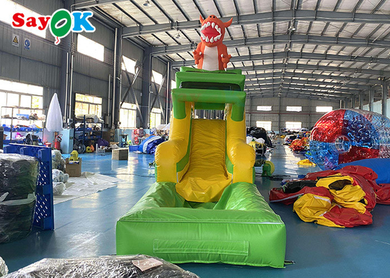 Outdoor Inflatable Slide Commercial Inflatable Skateboard For Amusement Park Logo Printing