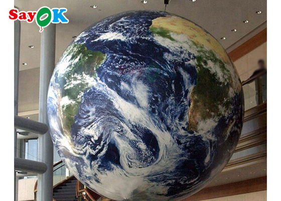 Event Decoration Nine Planets Inflatable Earth With LED Light Planet Balloon