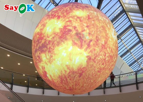 Event Decoration Nine Planets Inflatable Earth With LED Light Planet Balloon