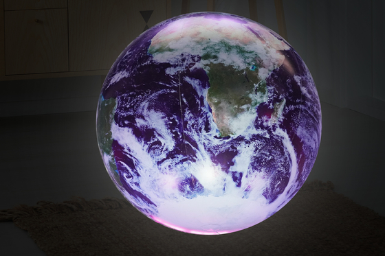 Event Decoration Nine Planets Inflatable Earth With LED Light Planet Balloon