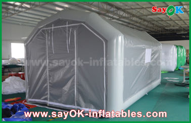 10 x 5m Gray Custom Inflatable Products PVC Inflatable Spray Booth For Car Spraying