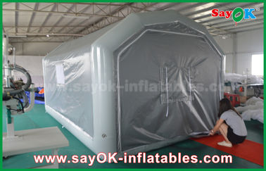 10 x 5m Gray Custom Inflatable Products PVC Inflatable Spray Booth For Car Spraying