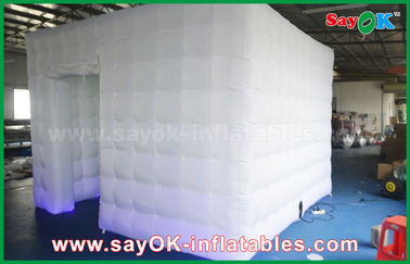 Inflatable Photo Studio Giant 3.5 X 3.5 X 2.5m Cube Inflatable Photo Booth With Green Background