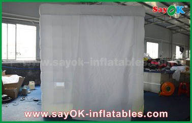 Inflatable Photo Studio White Arc - Shaped Portable Inflatable Photo Booth Shell 4 X 2.4 X 2.4m ROHS