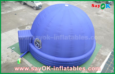 Blue 7m DIA Inflatable Planetarium Dome Durable Architecture Projection Tent