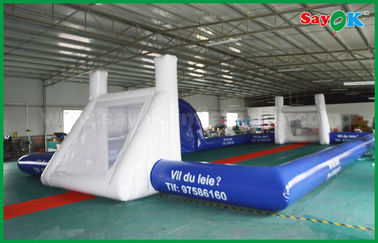 Inflatable Football Game PVC Waterproof Football Shaped Inflatable Pool Field For Outdoor CE Standard