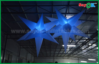 Christmas Hanging Decoration Inflatable Led Star Light For Ceiling Decorative