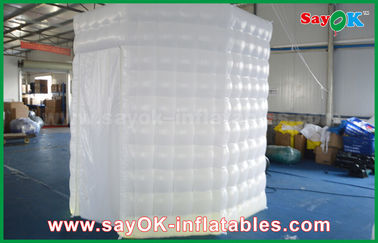 Inflatable Photo Booth Enclosure PVC Coated Inflatable Octagon Mobile Photo Booth Tent With LED Lighting