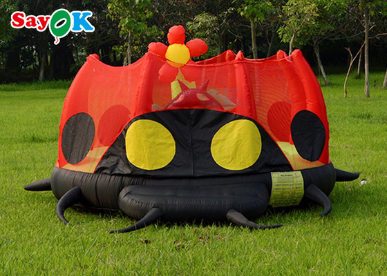 Waterproof Inflatable Bounce House Children Bouncer Cartoon Ladybug Jumping Bed Slide