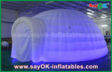 Inflatable Nightclub White Round Inflatable Dome Tent Commercial Event Tent For Party / Trade Show