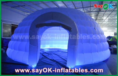 Inflatable Nightclub White Round Inflatable Dome Tent Commercial Event Tent For Party / Trade Show