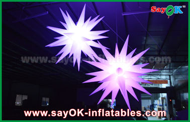 Giant 1.5m LED Star Balloon Inflatable Lighting Decorations For Pub / Bar