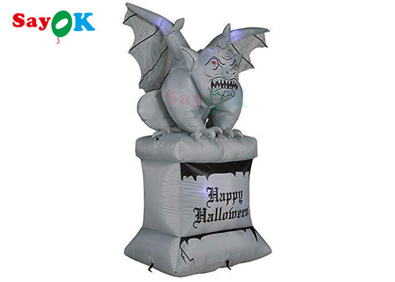 4m Inflatable Gargoyle Funny LED Halloween Courtyard Decoration