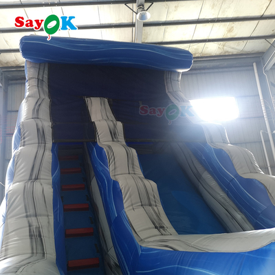 Inflatable Bounce Slide Commercial Tropical Water Slide Inflatable Outdoor Bouncy Jumping Castle House