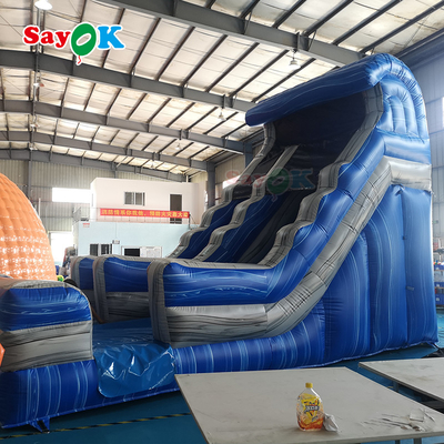 Inflatable Bounce Slide Commercial Tropical Water Slide Inflatable Outdoor Bouncy Jumping Castle House