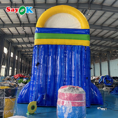 Outdoor Inflatable Slide Giant Commercial Adult Blow Up Water Slide Jumpers Bounce Logo Printing