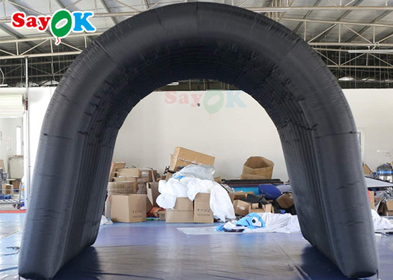 Black Inflatable Tunnel Tent Multi Function For Activities Exhibitions