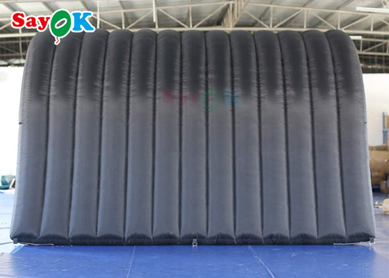 Black Inflatable Tunnel Tent Multi Function For Activities Exhibitions