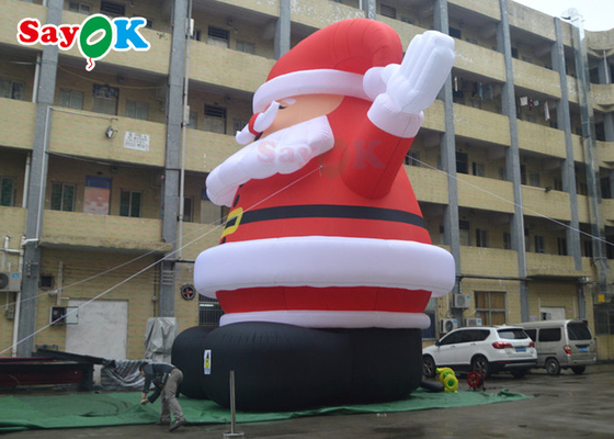 Cute LED Blow Up Christmas Decorations Spirit Giant Inflatable Santa Claus