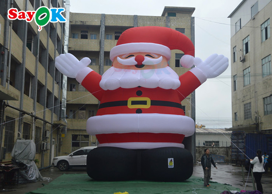 Cute LED Blow Up Christmas Decorations Spirit Giant Inflatable Santa Claus