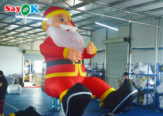 Advertisement Sedentary Sit Inflatable Outdoor Christmas Decorations Double Stitch