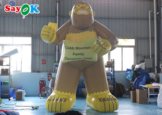 Customized Size Giant Inflatable Gorilla For Commercial Advertising