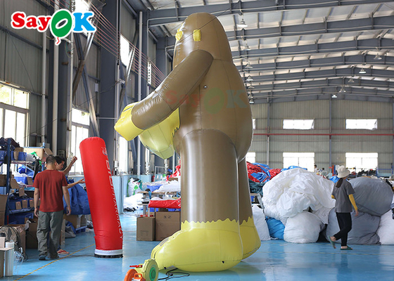 Customized Size Giant Inflatable Gorilla For Commercial Advertising