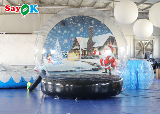 Christmas Human Size Giant Inflatable Snow Globe Transparent Globe Ball Photo Booth