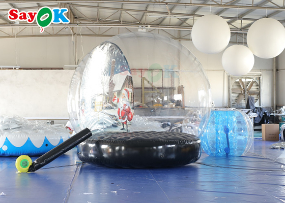 Christmas Human Size Giant Inflatable Snow Globe Transparent Globe Ball Photo Booth