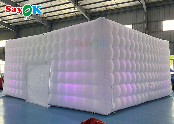 Mobile 8x8x4m Outdoor White Inflatable Air Tent For Happy Parties