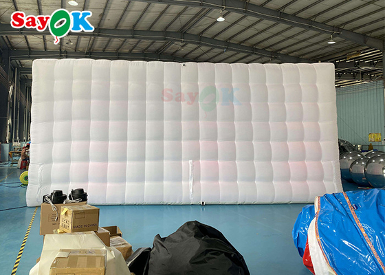 Mobile 8x8x4m Outdoor White Inflatable Air Tent For Happy Parties