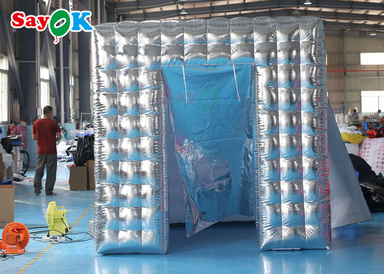 Inflatable Party Tent Oxford Inflatable LED Photo Booth Background Wall Remote Control For Large Events