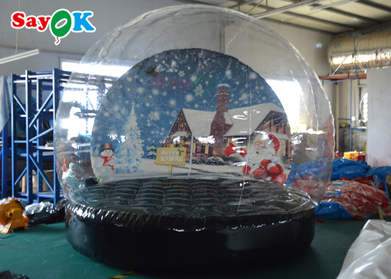 Christmas Snow Globe Crystal Ball Inflatable Bubble Tent Background Printing