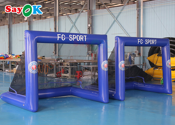 SAYOK 2.6x2m Convenient Mobile Outdoor Fast Inflatable Closed Air Soccer Gantry Inflatable Baseball Game