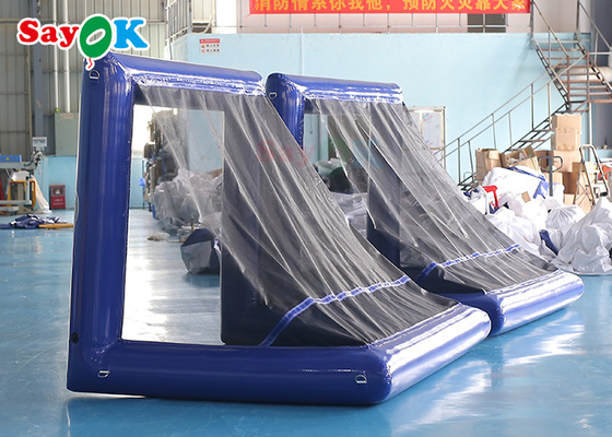 SAYOK 2.6x2m Convenient Mobile Outdoor Fast Inflatable Closed Air Soccer Gantry Inflatable Baseball Game
