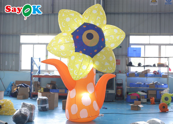 3m Inflatable Sunflower For Weekend Crazy Party Wedding Decoration