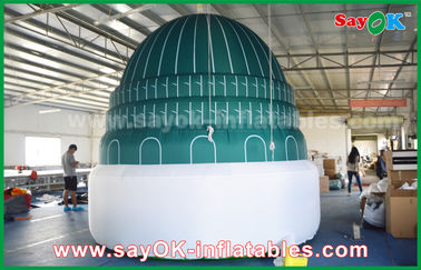 Islam Masjid Shape Custom Advertising Inflatable Temple With All Side Printing Logo