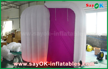 Inflatable Photo Studio Purple Color Dome Inflatable Igloo Tent , Inflatable Photobooth 3mLx2mWx2.3mH